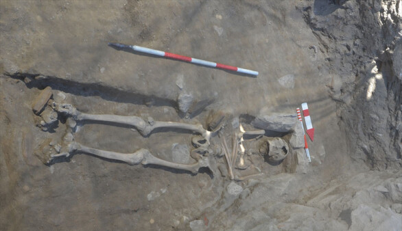 Selçuk Ayasuluk Tepesi'nde bulunan iskeletler tarihe ışık tutacak