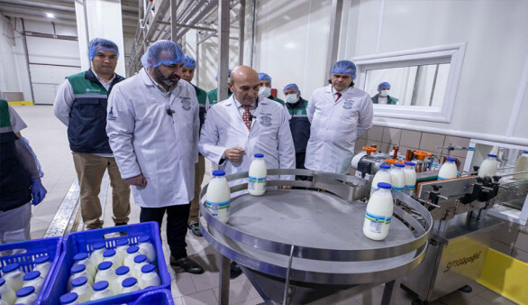 Bayındır Süt İşleme Fabrikası’nda test üretimi başladı