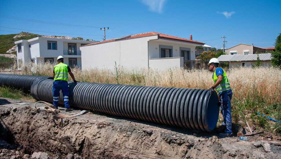 Karaburun Saip Mahallesi'nde taşkınlara son verecek proje