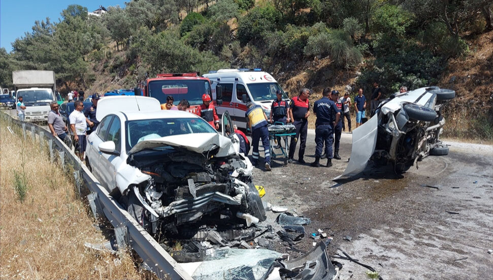 Bodrum'da feci kaza: 1 kişi ölü, 3 yaralı