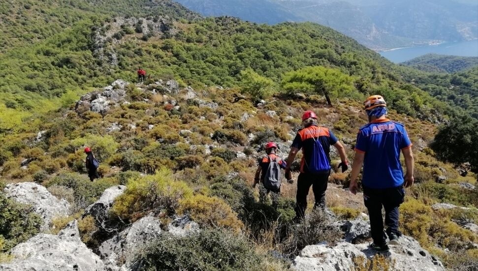 Fethiye'de kaybolan turist için arama çalışması başlatıldı