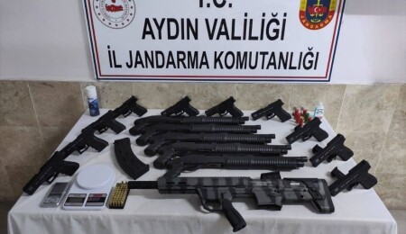 Aydın'da silah kaçakçılığı operasyonunda 1 şüpheli yakalandı