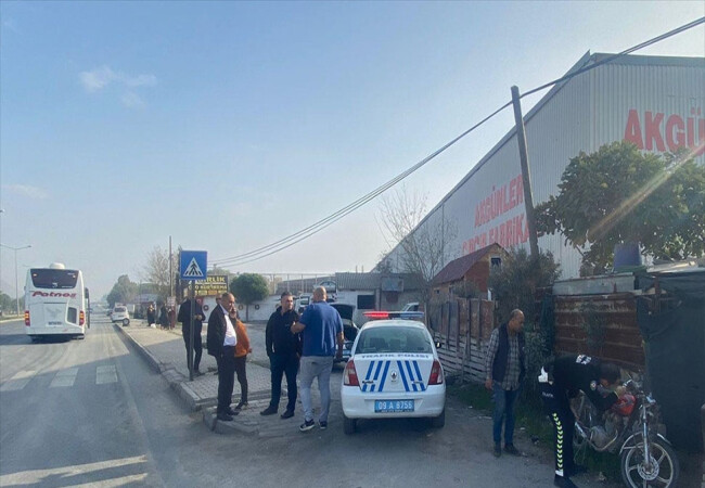 Aydın'da yolcu otobüsüyle çarpışan motosikletin sürücüsü öldü