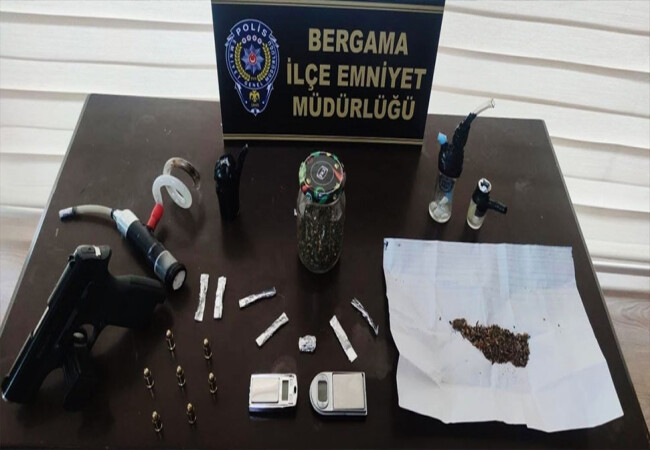 Bergama'da uyuşturucu operasyonu: 1 tutuklu