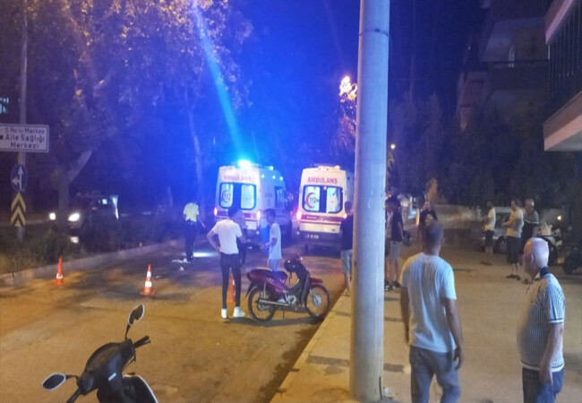 Ödemiş’te motosikletle bisikletin çarpıştığı kazada 2 kişi yaralandı