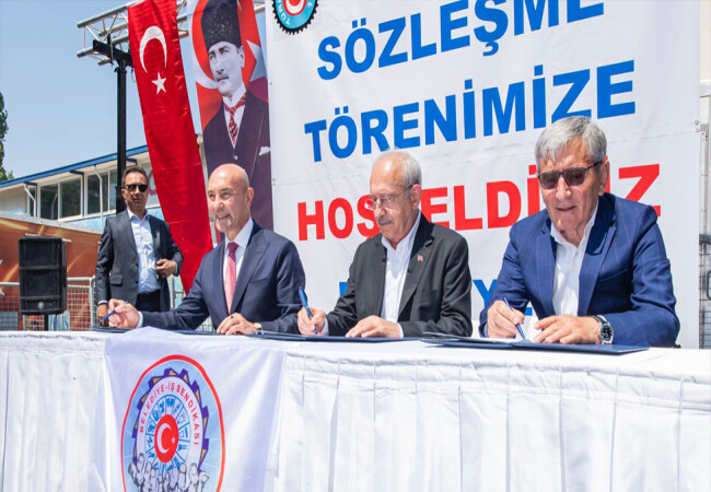 İzmir’de 5 bin 248 işçiyi sevindiren TİS imzası