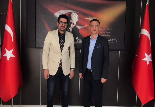 AK Parti Narlıdere İlçe Başkanı Metin Yıldırım'dan Kaymakam Dervişoğlu ve İlçe Milli Eğitim Müdürü Günaydın'a ziyaret